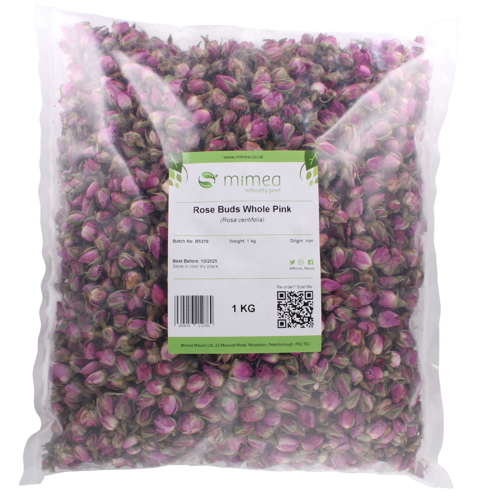 Rose Buds Whole Pink