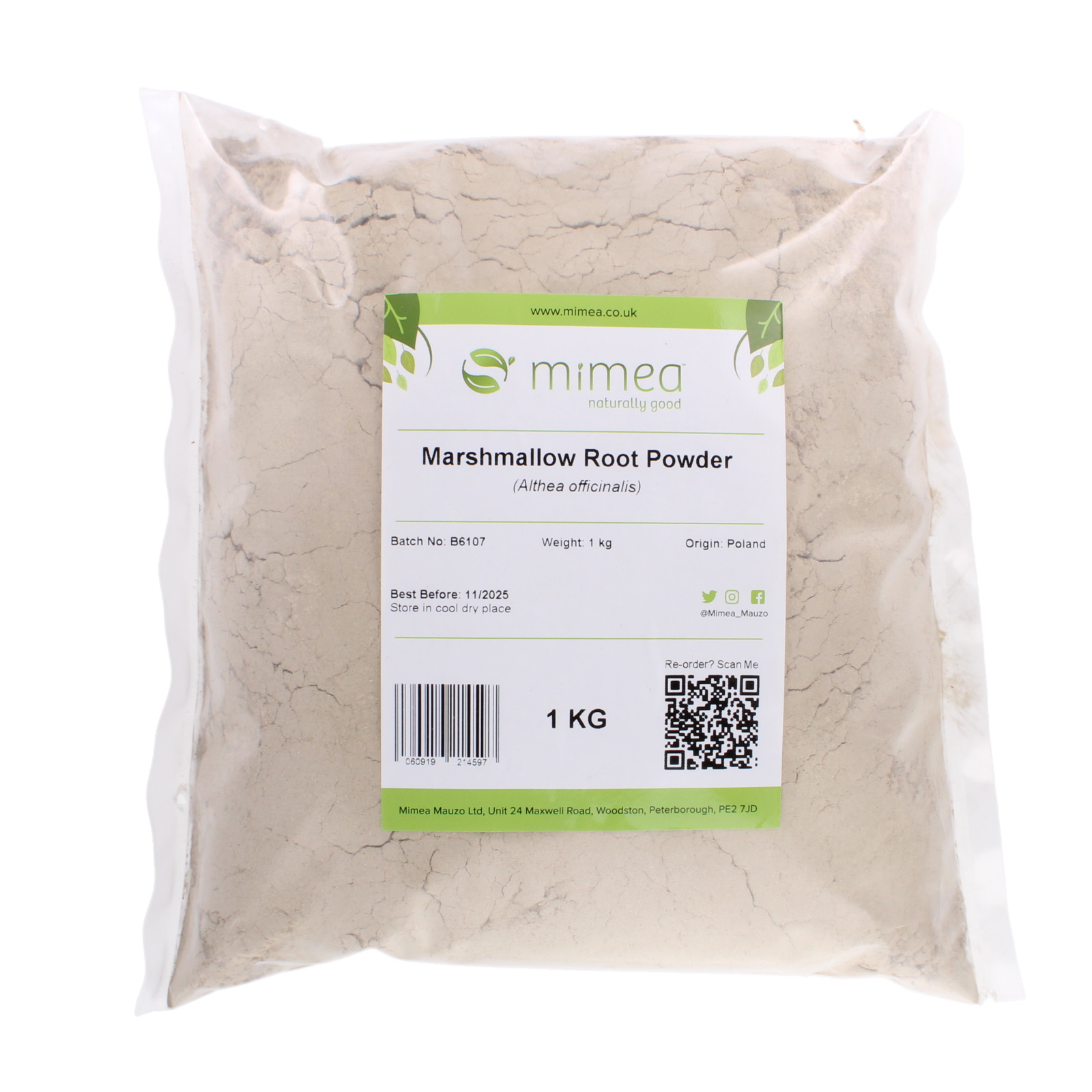 Marshmallow Root Powder - Mimea Mauzo